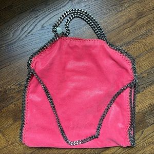 Stella McCartney authentic Falabella shaggy deer foldover tote